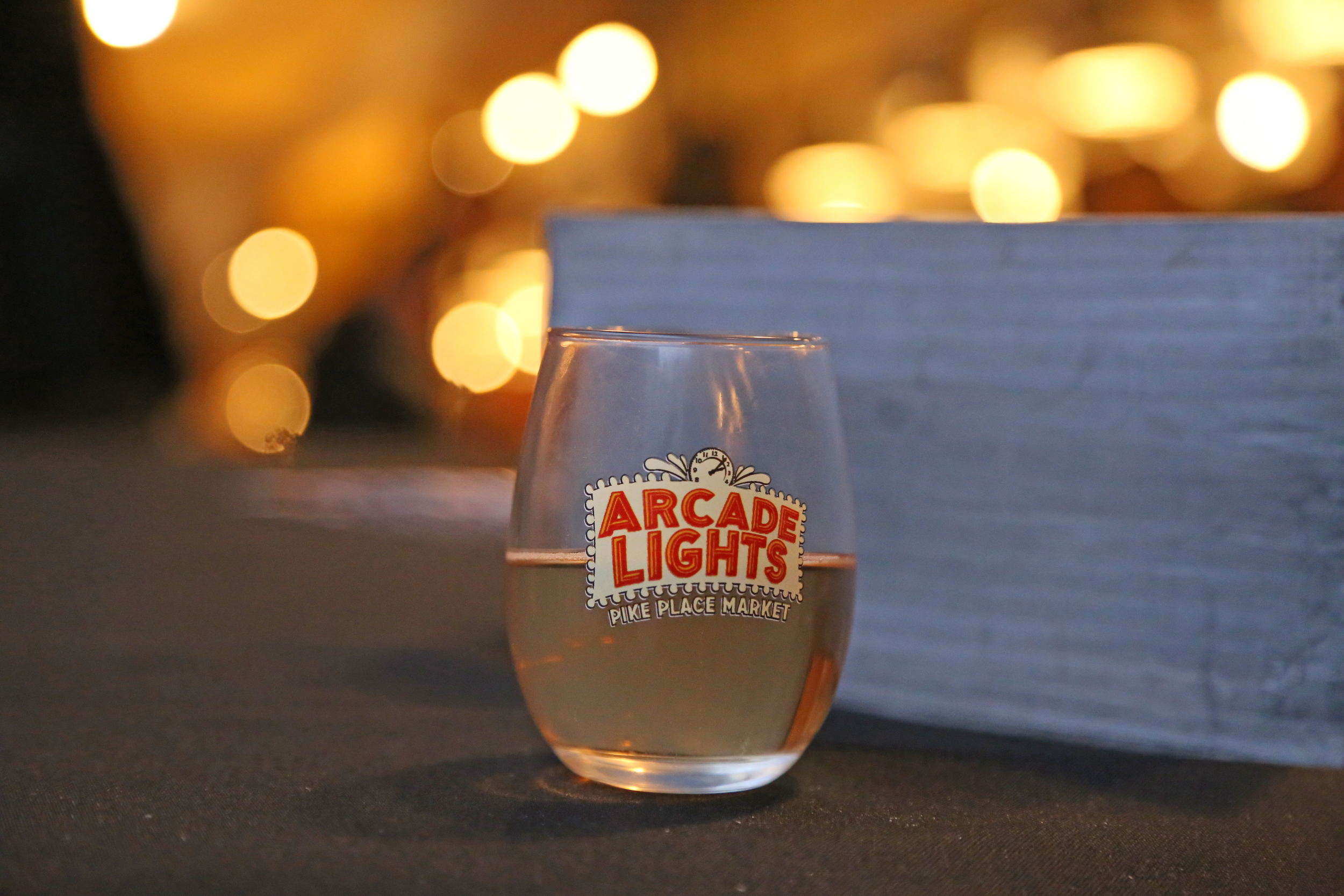 Every attendee gets a souvenir glass to take home.
